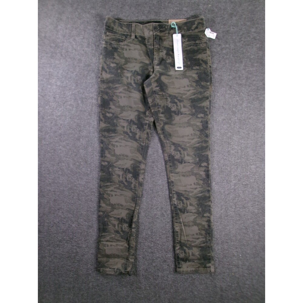 Maurices Jeans Womens Medium Green Camo Denim Flex Jegging Streetwear